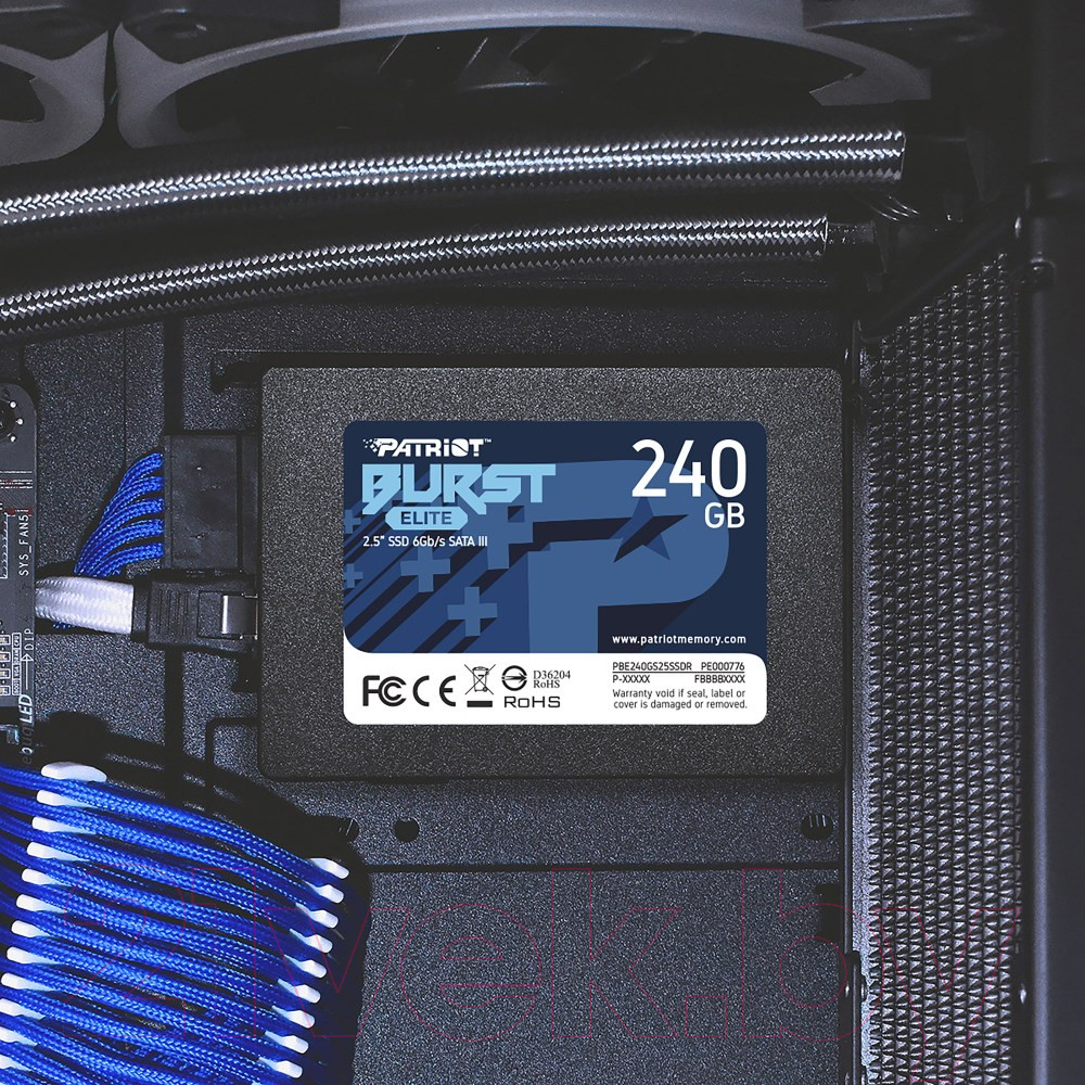 SSD диск Patriot Burst Elite 240GB (PBE240GS25SSDR)