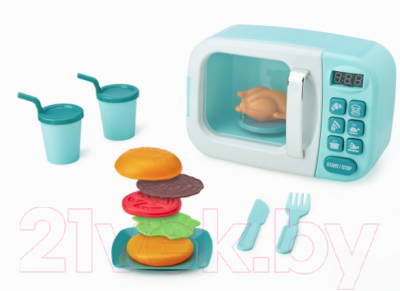 Микроволновая печь игрушечная Happy Baby Lunch Time / 331865 (мятный)