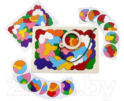 Развивающая игрушка Крона Мозаика. Найди бабочку / 143-096