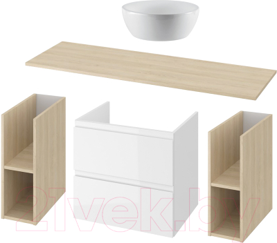 

Комплект мебели для ванной Cersanit, Moduo 120 + Inteo 47