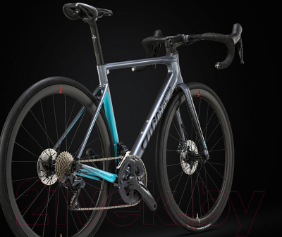 Велосипед Wilier Zero SL21 Ultegra Di2 Disc Cosmic SL 45 / E101LDNGRAY (XXL, серый/голубой)