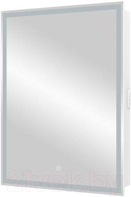 Шкаф с зеркалом для ванной Континент Allure Led 60х80 L