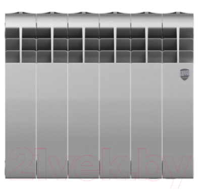 Радиатор биметаллический Royal Thermo Silver Satin 350 (6 секций)