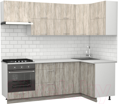 

Готовая кухня S-Company, Клео крафт 1.2x2.3 правая