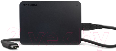 Внешний жесткий диск Toshiba Canvio Basics 1TB Black (HDTB410EKCAA)