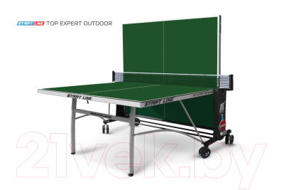 Теннисный стол Start Line Top Expert Outdoor / 6047 (с сеткой, зеленый)