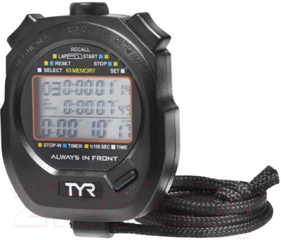 Секундомер TYR Z-200 Stopwatch черный (LSWSTOP/001)