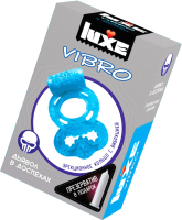 Виброкольцо LUXE Vibro Дьявол в доспехах + презерватив / 651 - 
