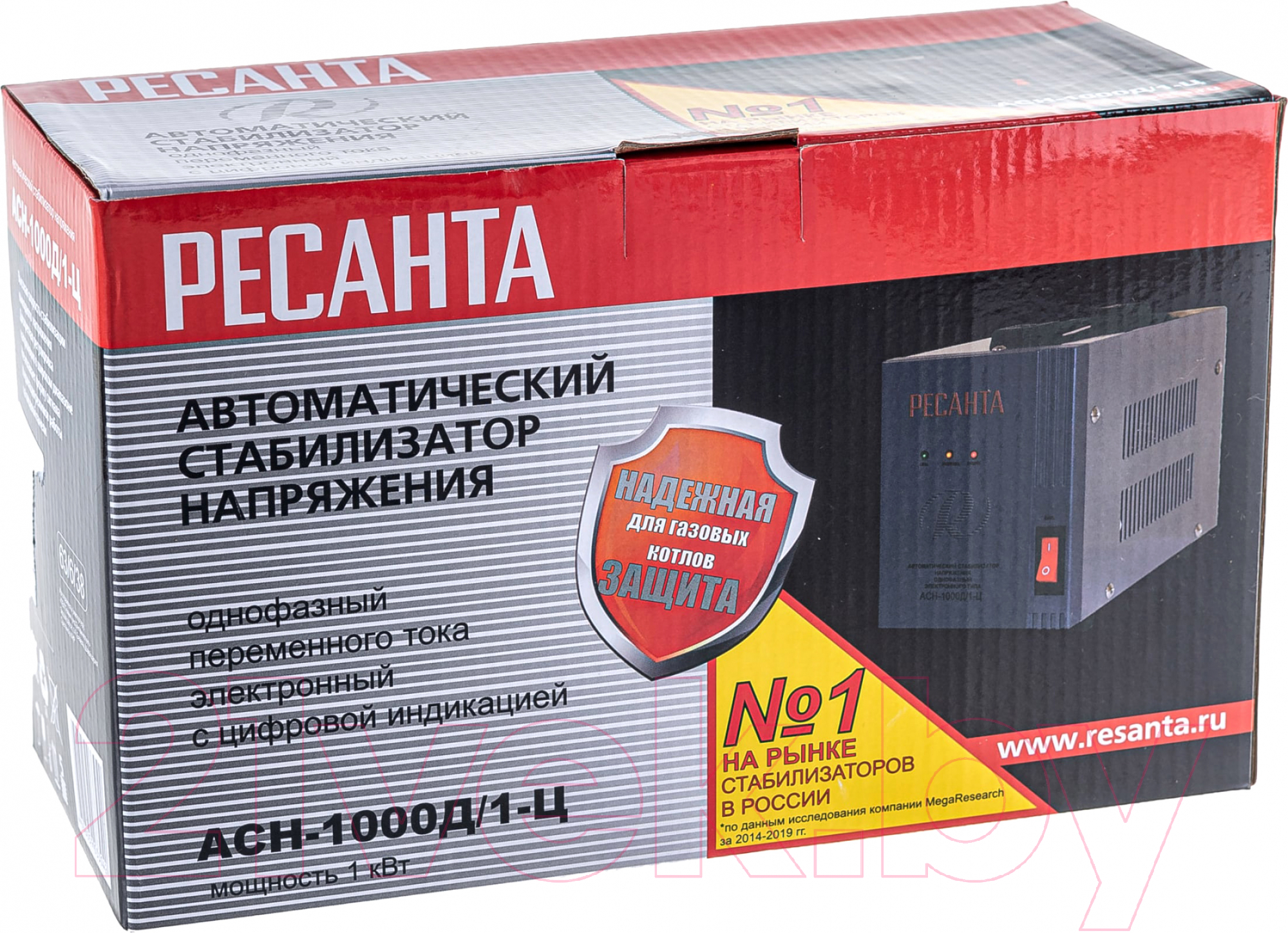 Стабилизатор напряжения Ресанта АСН-1000Д/1-Ц (63/6/38)