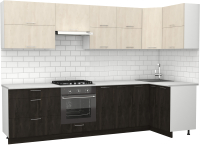 Кухонный гарнитур S-Company Клео крафт 1.2x3.0 правая (угольный камень/шелковый камень) - 