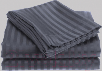 Комплект постельного белья Файбертек КПБ.14.С (серый сатин)