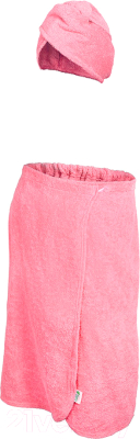 Набор текстиля для бани Банные Штучки 33482 (розовый)