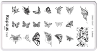 

Пластина для стемпинга Kapous, Crazy Story 2363 Butterfly
