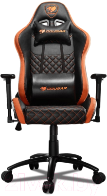 Кресло геймерское Cougar Rampart (черный/оранжевый)