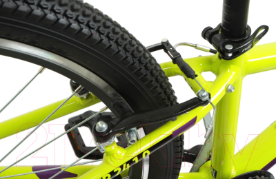 Велосипед Forward Twister 24 1.2 2021 / RBKW1J347023 (12, зеленый/фиолетовый)