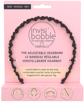 Изображение товара Обруч для волос Invisibobble Hairhalo True Dark Sparkle