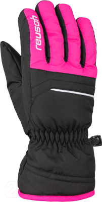 Перчатки лыжные Reusch Alan / 6061115-7720 (р-р 4.5, Black/Pink)