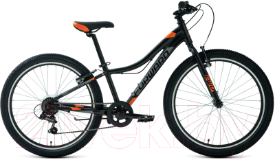 Велосипед Forward Twister 24 1.2 2021 / RBKW1J347022 (12, черный/оранжевый)
