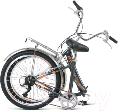 Велосипед Forward Valencia 24 2.0 2021 / RBKW1YF46005 (16, серый/бежевый)