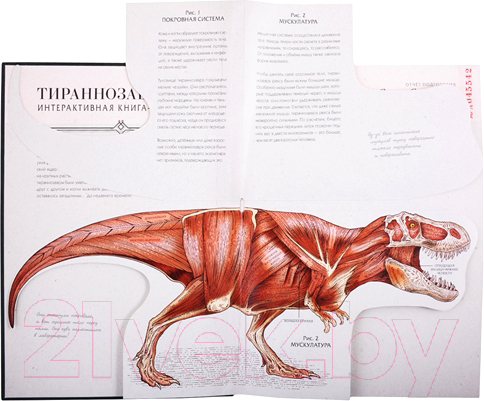 Книжка-панорамка МИФ Тираннозавр рекс. Интерактивная книга-панорама (Дугал Диксон)