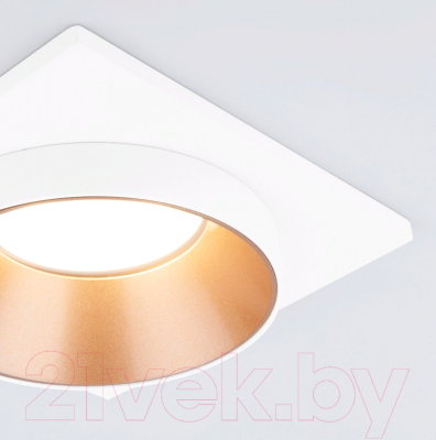 Точечный светильник Elektrostandard 116 MR16 (золото/белый)
