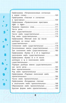 Учебное пособие Эксмо Весь курс начальной школы: в схемах и таблицах (Безкоровайная Е.В. и др)