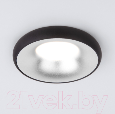 Точечный светильник Elektrostandard 118 MR16 (серебро/черный)