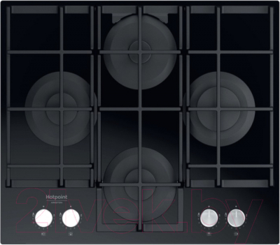 Газовая варочная панель Hotpoint QS 61F/BK