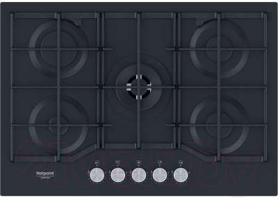 

Газовая варочная панель Hotpoint-Ariston, HAGS 72F/BK