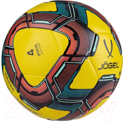 Футбольный мяч Jogel BC20 Inspire (размер 4, желтый)