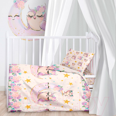 Комплект постельный для малышей Непоседа Juno. Owls / 695873