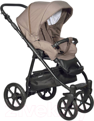 Детская универсальная коляска INDIGO Broco 2 в 1 (Br 01, коричневый)