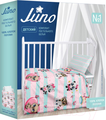 Комплект постельный для малышей Непоседа Juno. Малыши девочки / 695865