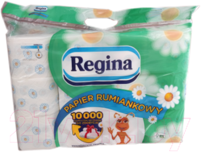 

Туалетная бумага Regina, Белый;с цветным рисунком, 12рул