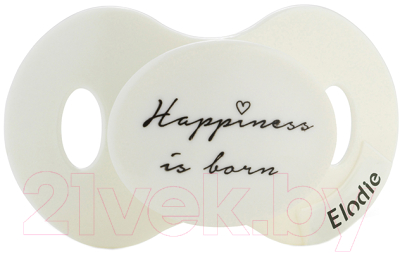 

Пустышка Elodie, Белый, Силиконовая Happiness is Born / 30110108710NA