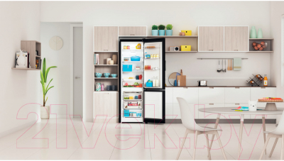 Холодильник с морозильником Indesit ITS 5200 B