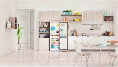 Холодильник с морозильником Indesit ITR 4160 E