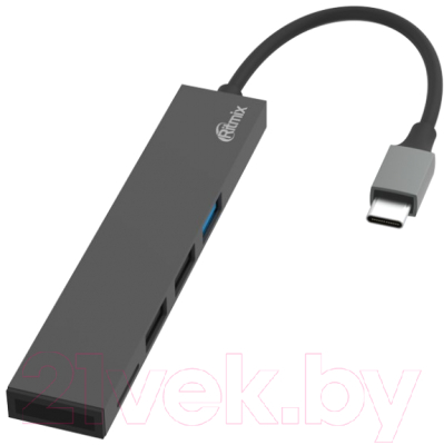 USB-хаб Ritmix CR-4314 (Metal)