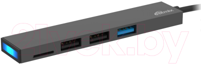 USB-хаб Ritmix CR-4314 (Metal)