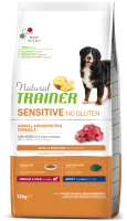 Сухой корм для собак Trainer Для средних пород с чувствительным пищеварением с ягненком (12кг) - 