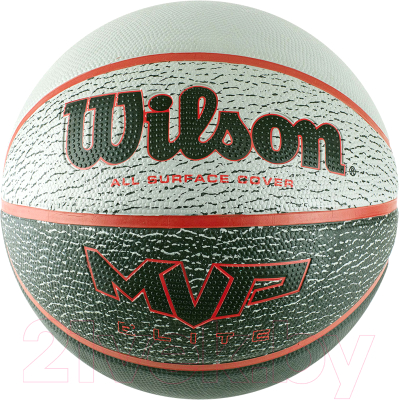 Баскетбольный мяч Wilson MVP Elite / WTB1460XB07 (размер 7, серый/красный/черный)