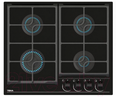 Газовая варочная панель Teka GBC 64100 KBN / 112580037 (черный)