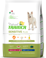 Сухой корм для собак Trainer Для средних и крупных пород с чувствит. пищеварением с кроликом (3кг) - 