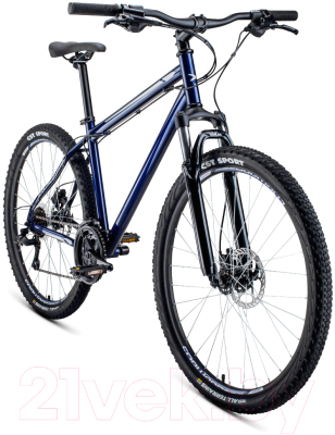 Велосипед Forward Sporting 27.5 3.0 Disc / RBKW1MN7Q022 (19, синий/серый)