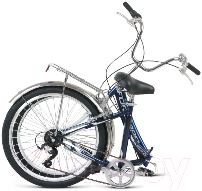 Велосипед Forward Valencia 24 2.0 2021 / RBKW1YF46004 (16, синий/серый)