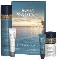 

Набор косметики для лица и волос, Alpha Marine Ocean Face шампунь+сыворотка+флюид+бальзам для губ