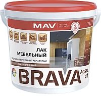 Лак MAV Brava ВД-АК-2041 мебельный (1л) - 