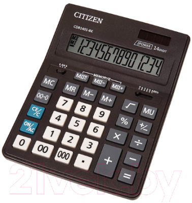 Калькулятор Citizen CDB-1401BK