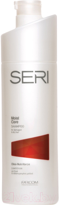 Шампунь для волос Farcom Professional Seri Moist Core для сухих поврежденных волос (1л)