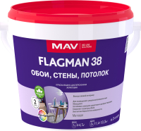 Краска MAV Flagman ВД-АК-2038 (1л, белый) - 